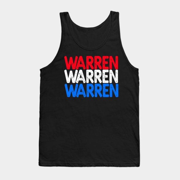 Warren Warren Warren 2020 President Election T shirt Tank Top by shamyin